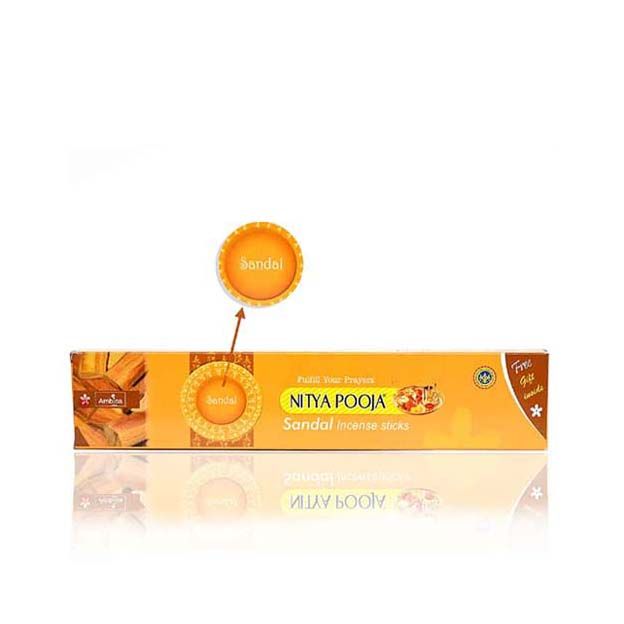 Ambica Nitya Pooja 13g, Sandal Incence Sticks 13g