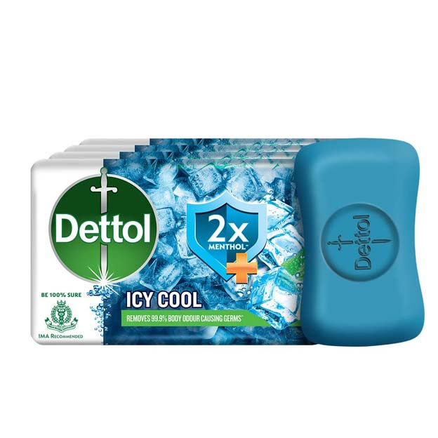 Dettol Cool Soap, 4x75gm Each